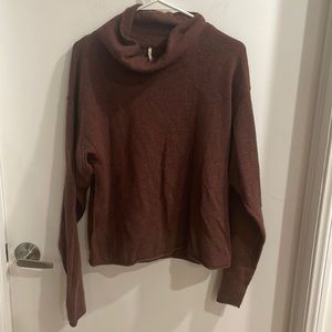 Free people cashmere cowl neck sweater